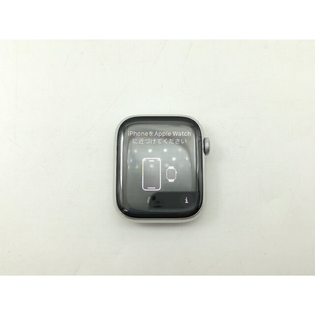 【中古】Apple Apple Watch Series9 45mm Cellular シルバーステンレススチールケース/ストームブルースポーツバンド(M/L) MRMP3J/A【神戸】保証期間1ヶ月【ランクB】