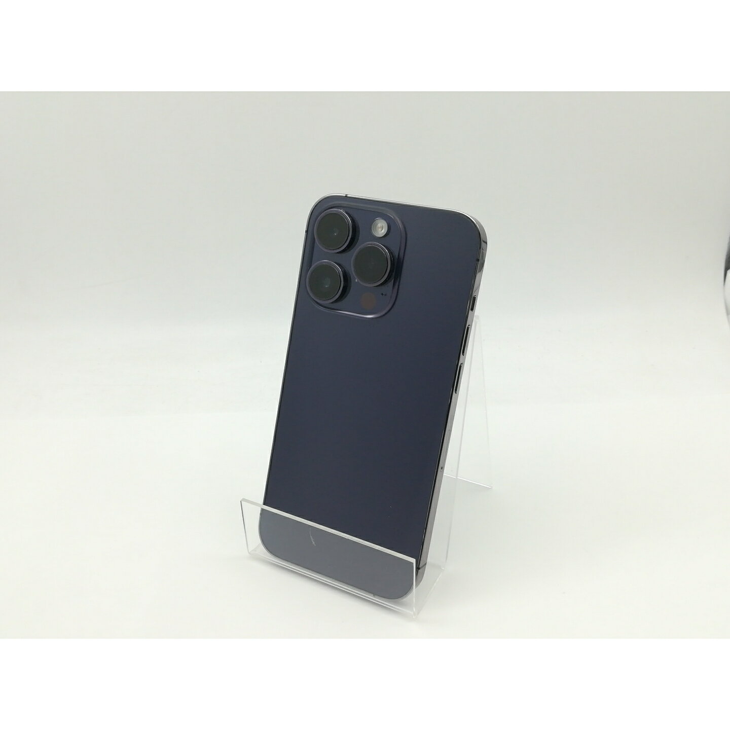 【中古】【赤ロム保証あり】Apple au 【SIMフリー】 iPhone 14 Pro 128GB ディープパープル MQ0F3J/A【神戸】保証期間1ヶ月【ランクB】