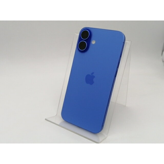 【中古】Apple 国内版 【SIMフリー】 iPhone 16 Plus 128GB ウルトラマリン MXVE3J/A【神戸】保証期間1ヶ月【ランクA】