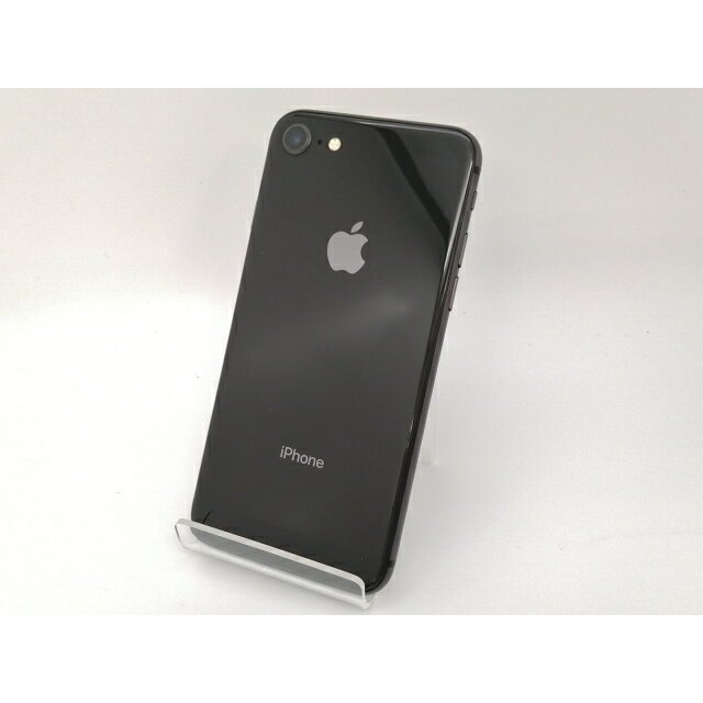 【中古】Apple au 【SIMロック解除済み】 iPhone 8 64GB スペースグレイ MQ782J/A【神戸】保証期間1ヶ月【ランクB】