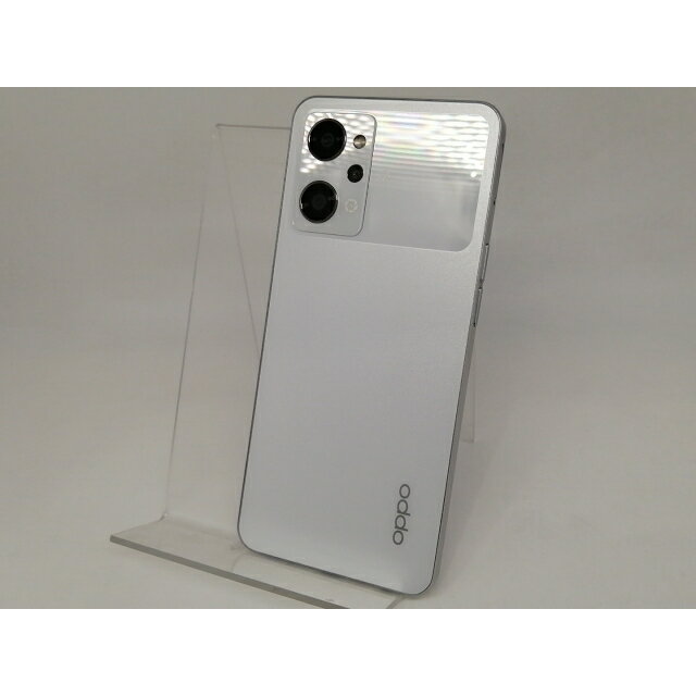 【中古】Oppo ymobile 【SIMフリー】 OPPO Reno9 A ムーンホワイト 8GB 128GB A301OP【日本橋3】保証期間1ヶ月【ランクB】