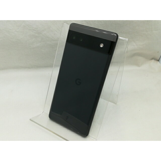 【中古】Google au 【SIMフリー】 Pixel 6a チャコール 6GB 128GB GB17L【日本橋3】保証期間1ヶ月【ランクB】