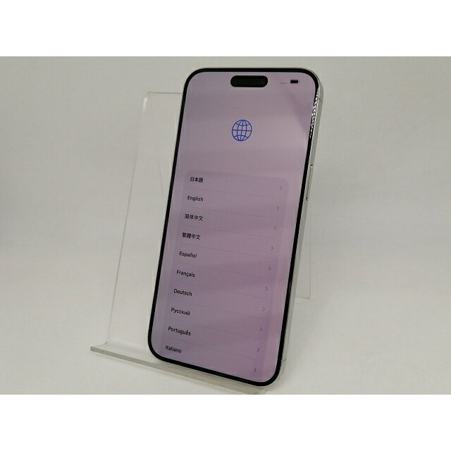 【中古】Apple 国内版 【SIMフリー】 iPhone 15 Pro Max 512GB ホワイトチタニウム MU6V3J/A【日本橋3】保証期間1ヶ月【ランクC】