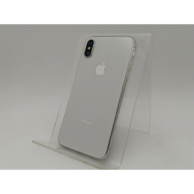 【中古】Apple docomo 【SIMロック解除済み】 iPhone X 256GB シルバー MQC22J/A【日本橋3】保証期間1ヶ月【ランクB】