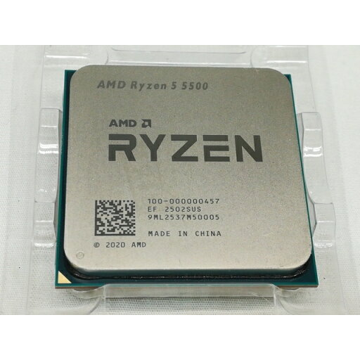 【中古】AMD Ryzen 5 5500 (3.6GHz/TC:4.2GHz) bulk AM4/6C/12T/L3 16MB/TDP 65W【日本橋3】保証期間1週間 【中古】AMD Ryzen 5 5500 (3.6GHz/TC:4.2GHz) bulk AM4/6C/12T/L3 16MB/TDP 65W【日本橋3】保証期間1週間