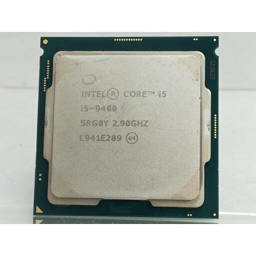 【中古】Intel Core i5-9400 (2.9GHz/TB:4.1GHz/SRG0Y/R0) bulk LGA1151/6C/6T/L3 9M/UHD630/TDP65W【日本橋3】保証期間保証なし 【中古】Intel Core i5-9400 (2.9GHz/TB:4.1GHz/SRG0Y/R0) bulk LGA1151/6C/6T/L3 9M/UHD630/TDP65W【日本橋3】保証期間保証なし