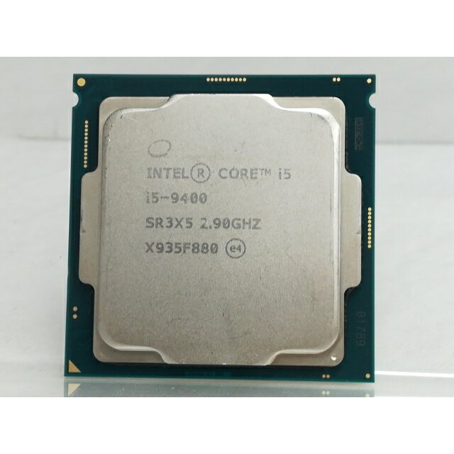 【中古】Intel Core i5-9400 (2.9GHz/TB:4.1GHz/SR3X5/U0) bulk LGA1151/6C/6T/L3 9M/UHD630/TDP65W【日本橋3】保証期間1週間