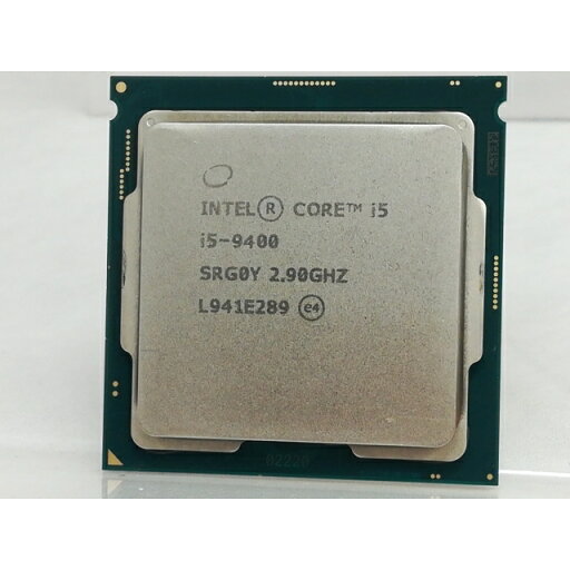 【中古】Intel Core i5-9400 (2.9GHz/TB:4.1GHz/SRG0Y/R0) bulk LGA1151/6C/6T/L3 9M/UHD630/TDP65W【日本橋3】保証期間1週間 【中古】Intel Core i5-9400 (2.9GHz/TB:4.1GHz/SRG0Y/R0) bulk LGA1151/6C/6T/L3 9M/UHD630/TDP65W【日本橋3】保証期間1週間