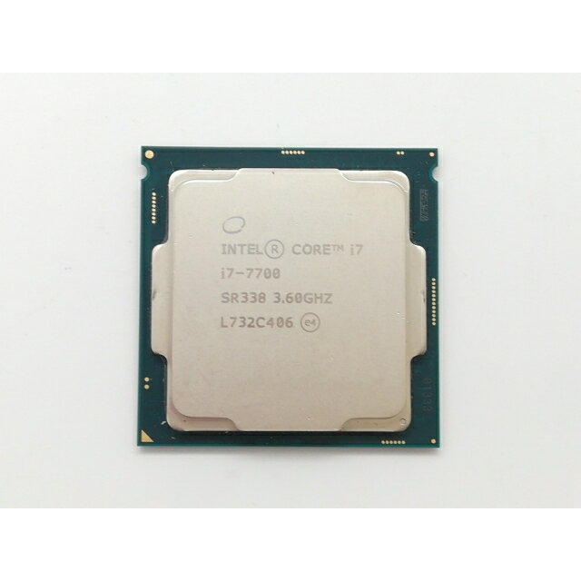 【中古】Intel Core i7-7700 (3.6GHz/TB:4.2GHz) bulk LGA1151/4C/8T/L3 8M/HD630/TDP65W【日本橋3】保証期間1週間
