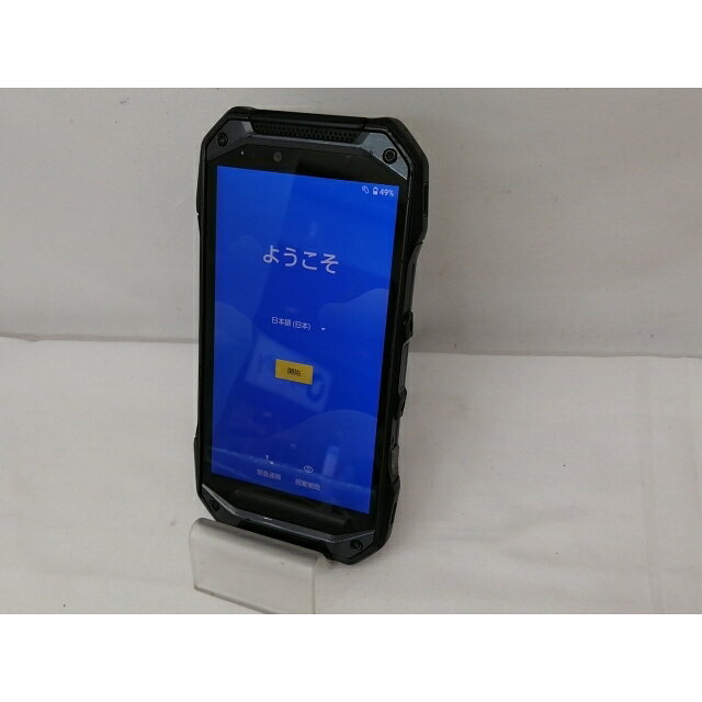 【中古】KYOCERA au 【SIMロック解除済み】 TORQUE G04 KYV46 ブラック【戸塚】保証期間1ヶ月【ランクC】