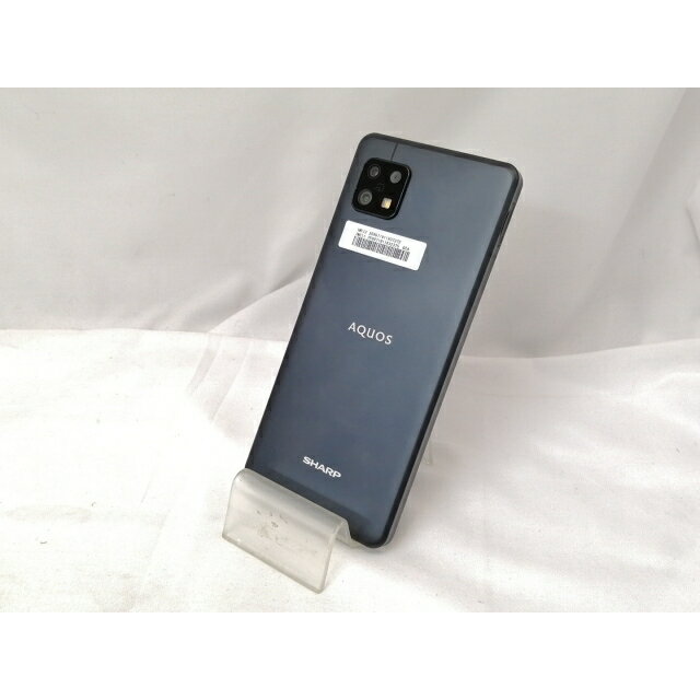 【中古】SHARP 楽天モバイル 【SIMフリー】 AQUOS sense6s ブラック 4GB 64GB SH-RM19s【戸塚】保証期間1ヶ月【ランクC】