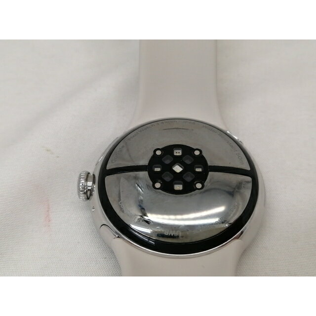 【中古】Google Pixel Watch3 Wi-Fiモデル 41mm Polished Silver アルミケース/Porcelain アクティブ バンド【戸塚】保証期間1ヶ月【ランクB】