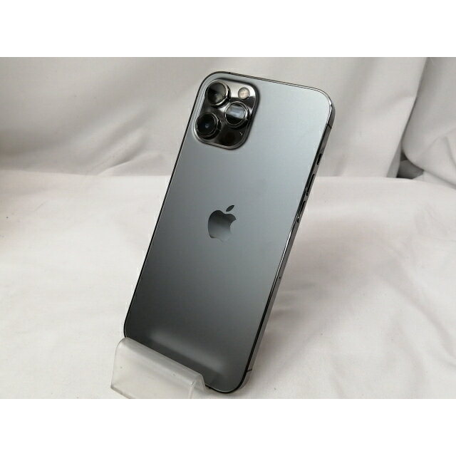 【中古】Apple au 【SIMロック解除済み】 iPhone 12 Pro Max 128GB グラファイト MGCU3J/A【戸塚】保証期間1ヶ月【ランクC】