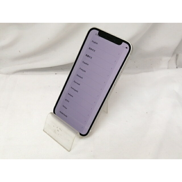 【中古】Apple au 【SIMロック解除済み】 iPhone 12 mini 64GB ホワイト MGA63J/A【戸塚】保証期間1ヶ月【ランクB】