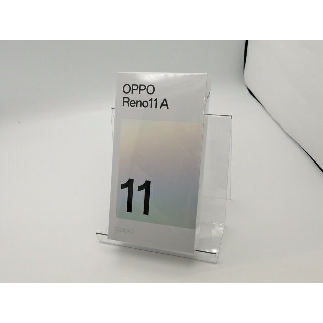 【未使用】Oppo ymobile 【SIMフリー】 OPPO Reno11 A ダークグリーン 8GB 128GB【秋葉本店】保証期間3ヶ月