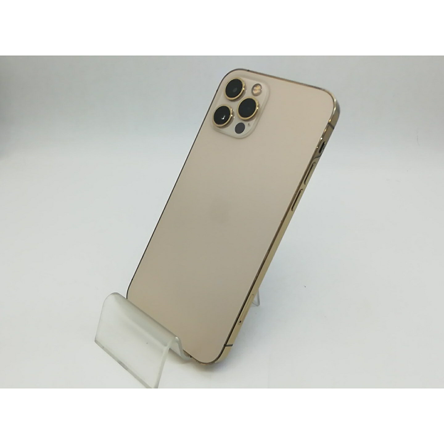 【中古】Apple SoftBank 【SIMロック解除済み】 iPhone 12 Pro 128GB ゴールド MGM73J/A【秋葉本店】保証期間1ヶ月【ランクB】