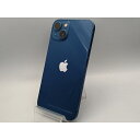 【中古】【赤ロム保証あり】Apple SoftBank 【SIMフリー】 iPhone 13 128GB ブルー MLNG3J/A【秋葉本店】保証期間1ヶ月【ランクB】