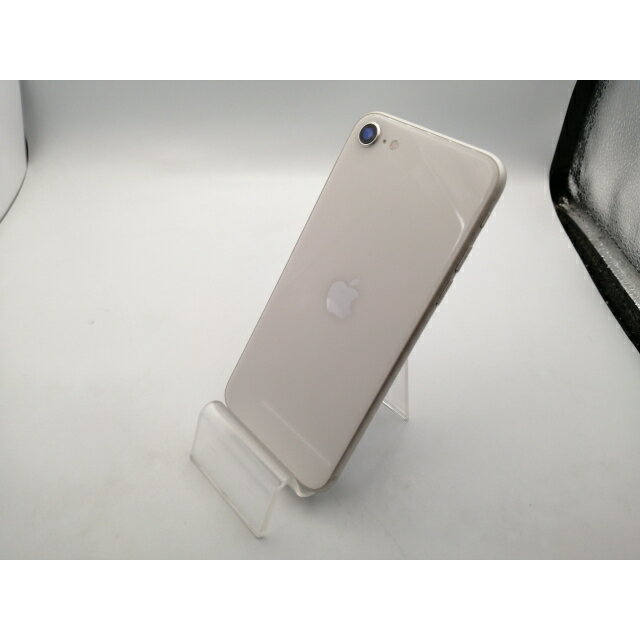 【中古】Apple UQmobile 【SIMフリー】 iPhone SE（第3世代） 64GB スターライト MMYD3J/A【秋葉本店】保証期間1ヶ月【ランクC】