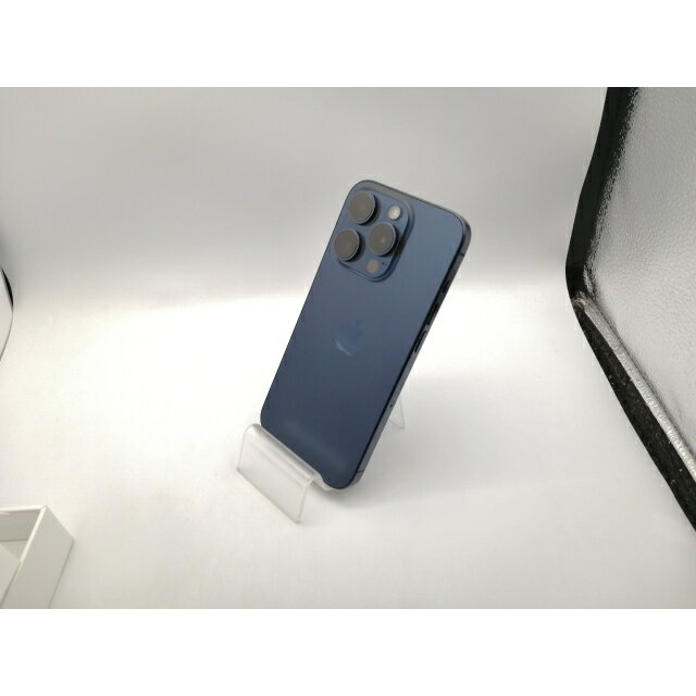 【中古】Apple 国内版 【SIMフリー】 iPhone 15 Pro 512GB ブルーチタニウム MTUL3J/A【秋葉本店】保証期間1ヶ月【ランクA】(2)