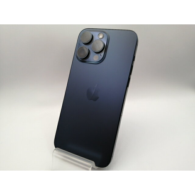 【中古】Apple 国内版 【SIMフリー】 iPhone 15 Pro Max 512GB ブルーチタニウム MU6X3J/A【秋葉本店】保証期間1ヶ月【ランクA】