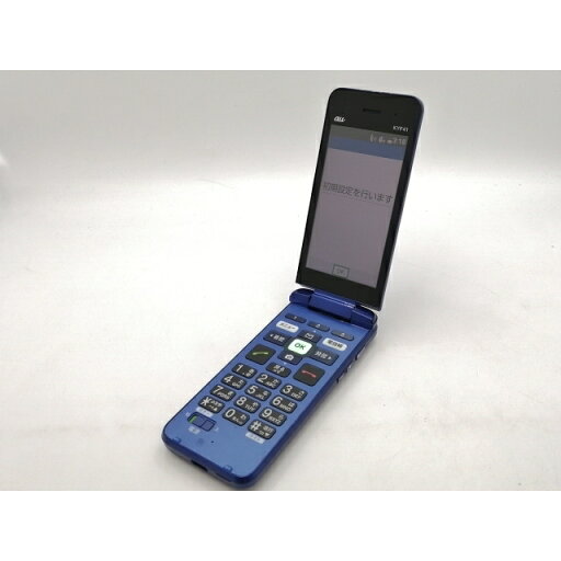 【中古】KYOCERA au 【SIMロック解除済み】 かんたんケータイ KYF41 ロイヤルブルー【大須2】保証期間1ヶ月【ランクB】 【中古】KYOCERA au 【SIMロック解除済み】 かんたんケータイ KYF41 ロイヤルブルー【大須2】保証期間1ヶ月【ランクB】