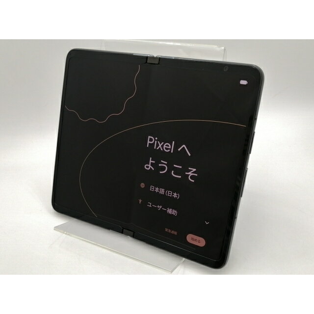 【中古】Google au 【SIMフリー】 Pixel Fold オブシディアン 12GB 256GB G0B96【大須2】保証期間1ヶ月【ランクC】