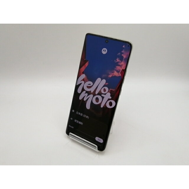 【中古】MOTOROLA SoftBank 【SIMフリー】 motorola edge 50s pro バニラクリーム 8GB 256GB A402MO【大須2】保証期間1ヶ月【ランクA】