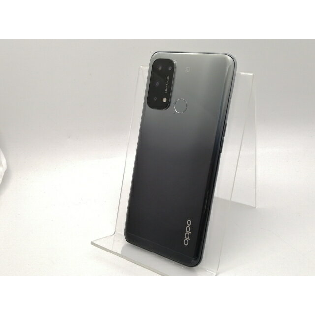 【中古】Oppo ymobile 【SIMフリー】 OPPO Reno5 A eSIM対応版 シルバーブラック 6GB 128GB A103OP【大須2】保証期間1ヶ月【ランクA】