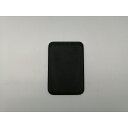 【中古】Apple MagSafe対応iPhoneファインウーブンウォレット ブラック MT2N3FE/A【大須2】保証期間1週間