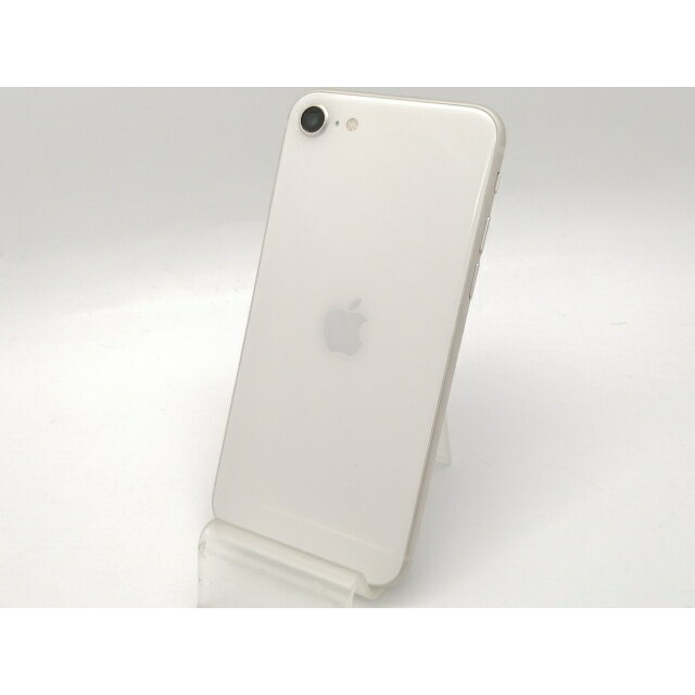 【中古】Apple au 【SIMフリー】 iPhone SE（第3世代） 64GB スターライト MMYD3J/A【大須2】保証期間1ヶ月【ランクA】