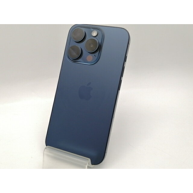 【中古】Apple 国内版 【SIMフリー】 iPhone 15 Pro 256GB ブルーチタニウム MTUG3J/A【大須2】保証期間1ヶ月【ランクA】