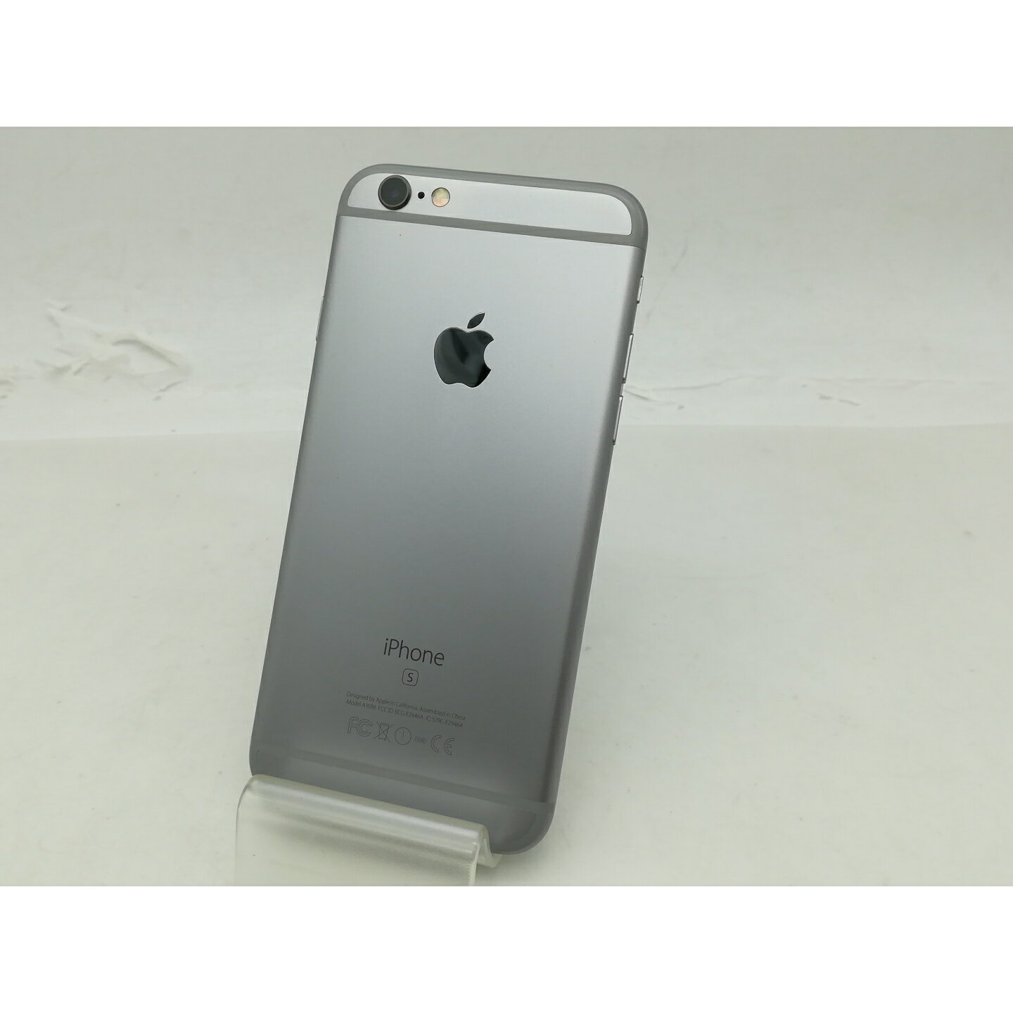【中古】Apple docomo 【SIMロック解除済み】 iPhone 6s 64GB スペースグレイ MKQN2J/A【大須2】保証期間1ヶ月【ランクC】