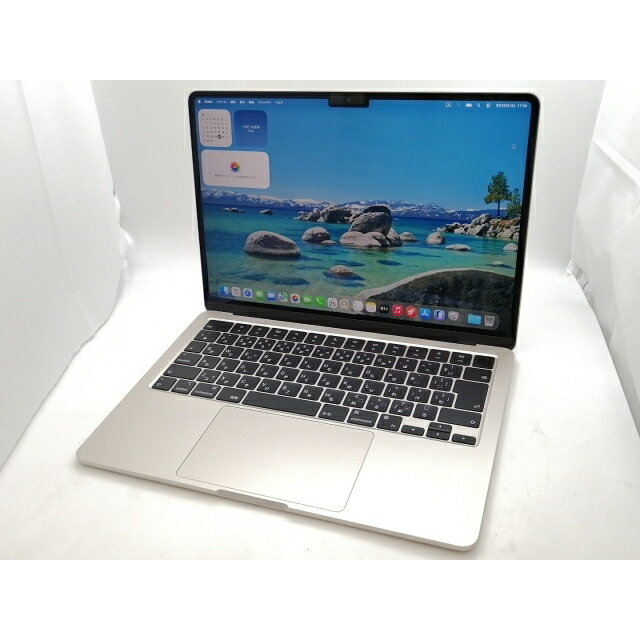 【中古】Apple MacBook Air 13インチ M2(CPU:8C/GPU:8C) 16GB/256GB スターライト MC7W4J/A (M2,2022)..