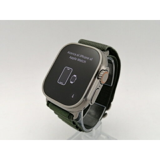 【中古】Apple Apple Watch Ultra 49mm Cellular チタニウムケース/グリーンアルパインループ M MQFN3J/A【なんば】保証期間1ヶ月【ランクA】 【中古】Apple Apple Watch Ultra 49mm Cellular チタニウムケース/グリーンアルパインループ M MQFN3J/A【なんば】保証期間1ヶ月【ランクA】