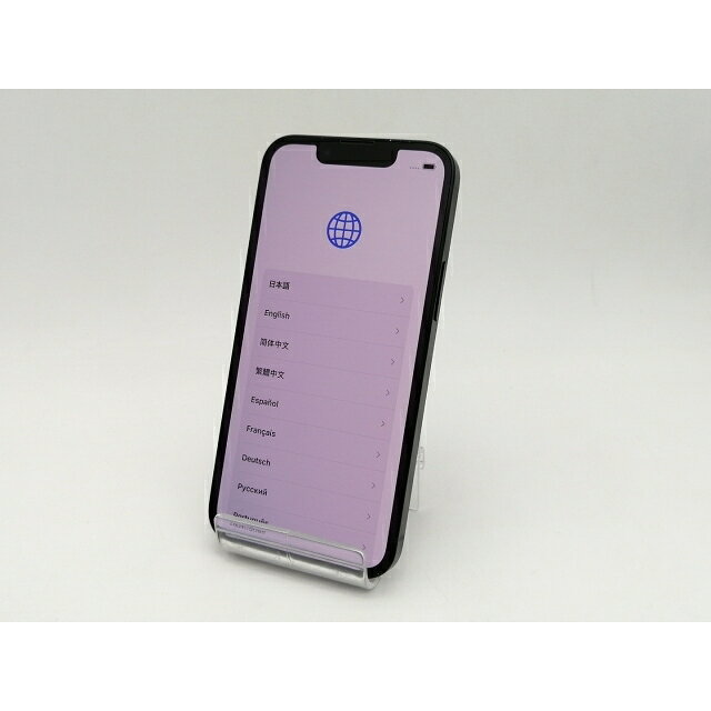 【中古】Apple au 【SIMフリー】 iPhone 13 mini 128GB ミッドナイト MLJC3J/A【なんば】保証期間1ヶ月【ランクB】