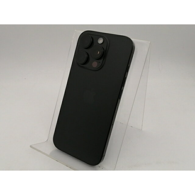 【中古】Apple 国内版 【SIMフリー】 iPhone 16 Pro 128GB ブラックチタニウム MYMV3J/A【なんば】保証期間1ヶ月【ランクB】