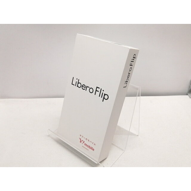 【未使用】ZTE ymobile 【SIMフリー】 Libero Flip 6GB 128GB ホワイト A304ZT【仙台駅東口】保証期間3ヶ月
