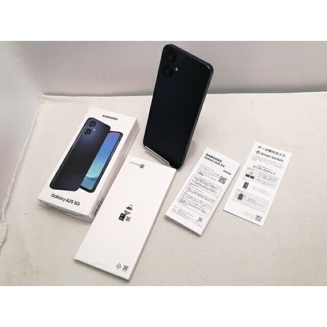 【中古】SAMSUNG UQmobile 【SIMフリー】 Galaxy A25 5G ブラック 4GB 64GB SCG33【仙台駅東口】保証期間1ヶ月【ランクA】
