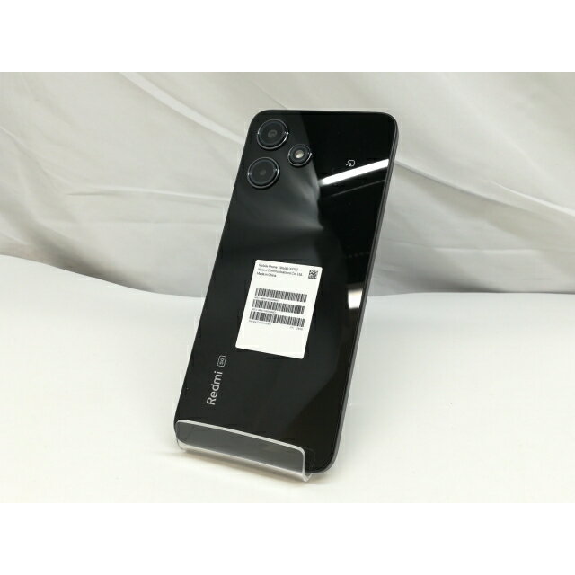 【中古】Xiaomi au 【SIMフリー】 Redmi 12 5G 4GB 128GB ミッドナイトブラック XIG03【仙台駅東口】保証期間1ヶ月【ランクA】