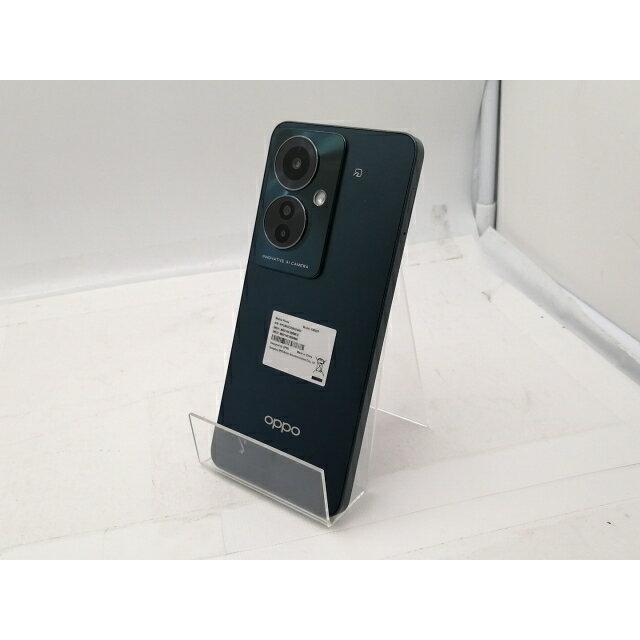 【中古】Oppo ymobile 【SIMフリー】 OPPO Reno11 A ダークグリーン 8GB 128GB【仙台駅東口】保証期間1ヶ月【ランクA】