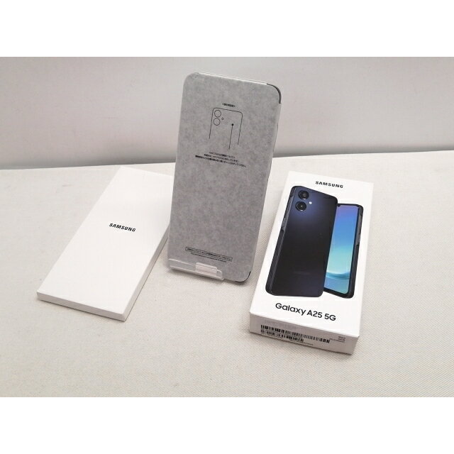 【未使用】SAMSUNG UQmobile 【SIMフリー】 Galaxy A25 5G ブラック 4GB 64GB SCG33【仙台駅東口】保証期間3ヶ月