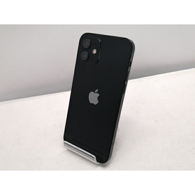 【中古】Apple ymobile 【SIMロック解除済み】 iPhone 12 128GB ブラック MGHU3J/A【仙台駅東口】保証期間1ヶ月【ランクB】