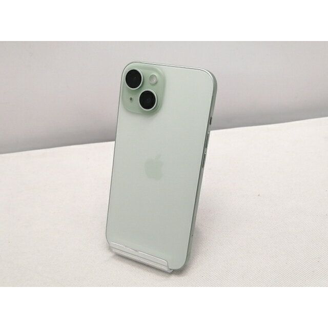 【中古】Apple 国内版 【SIMフリー】 iPhone 15 128GB グリーン MTMM3J/A【仙台駅東口】保証期間1ヶ月【ランクA】