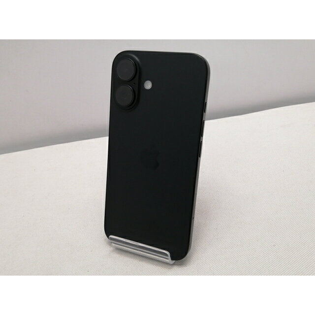 【中古】Apple 国内版 【SIMフリー】 iPhone 16 128GB ブラック MYDQ3J/A【仙台駅東口】保証期間1ヶ月【ランクA】
