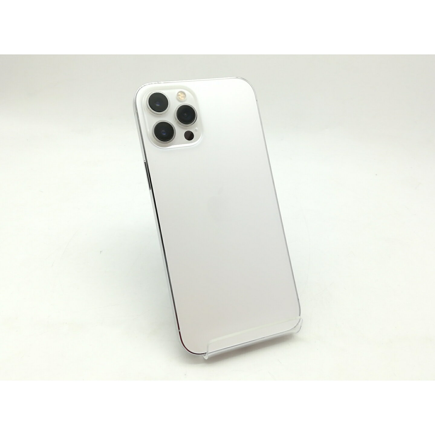 【中古】【赤ロム保証あり】Apple SoftBank 【SIMロック解除済み】 iPhone 12 Pro Max 128GB シルバー MGCV3J/A【大須】保証期間1ヶ月【ランクB】