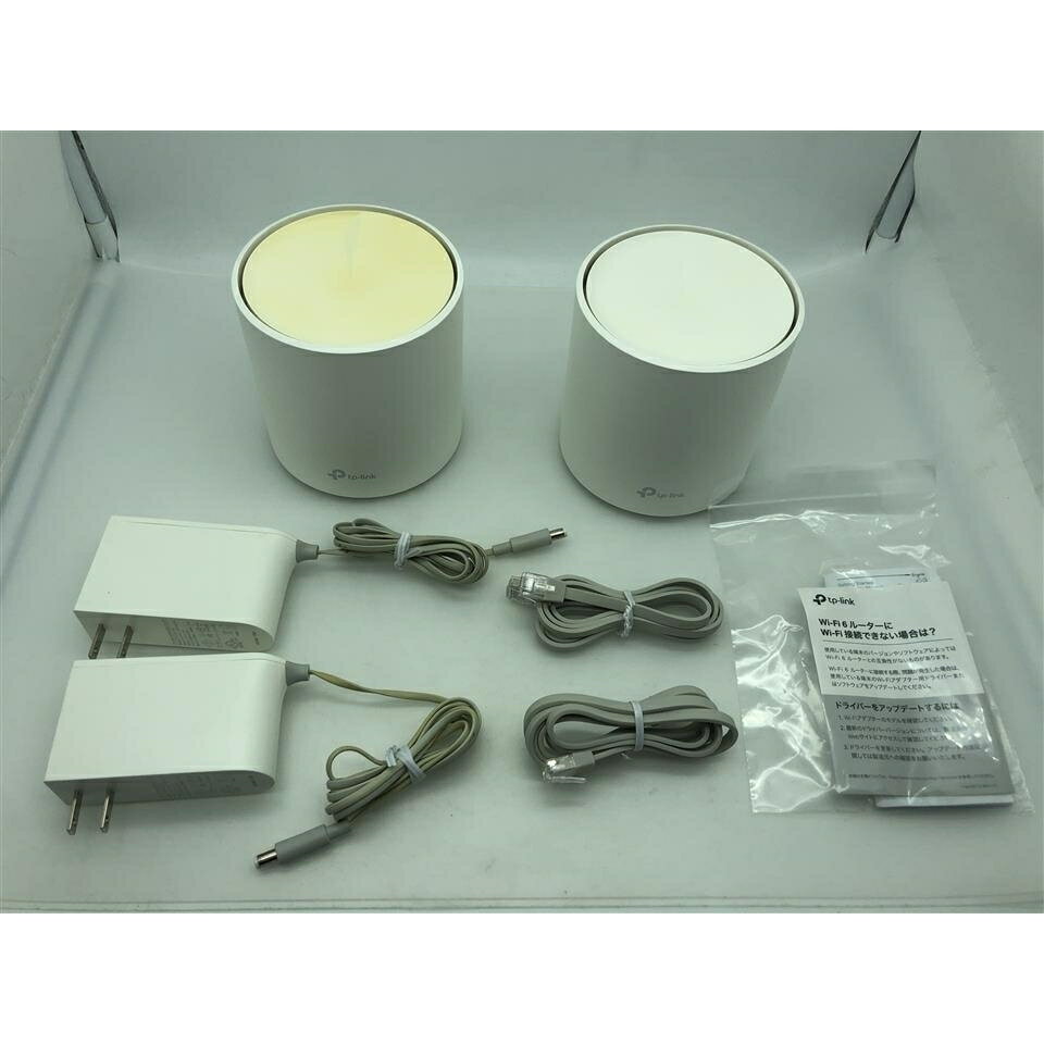 【中古】TP-LINK Deco X20(2パック) Wi-Fi6(11ax)対応メッシュWi-Fiシステム/2020年6月【大須】保証期..