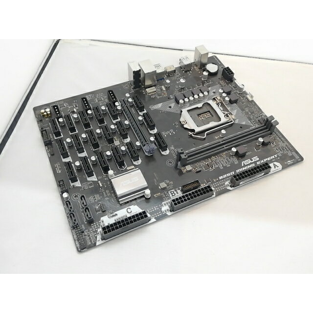 【中古】ASUS B250 MINING EXPERT B250/LGA1151/18 x PCIex1Slot/ATX【秋葉3号】保証期間1週間