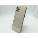 【中古】Apple au 【SIMロック解除済み】 iPhone 12 Pro 256GB ゴールド MGMC3J/A【秋葉3号】保証期間1ヶ月【ランクA】