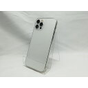 【中古】Apple SoftBank 【SIMロック解除済み】 iPhone 12 Pro 256GB シルバー MGMA3J/A【秋葉3号】保証期間1ヶ月【ランクB】