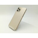 【中古】Apple au 【SIMロック解除済み】 iPhone 12 Pro Max 128GB ゴールド MGCW3J/A【秋葉3号】保証期間1ヶ月【ランクB】
